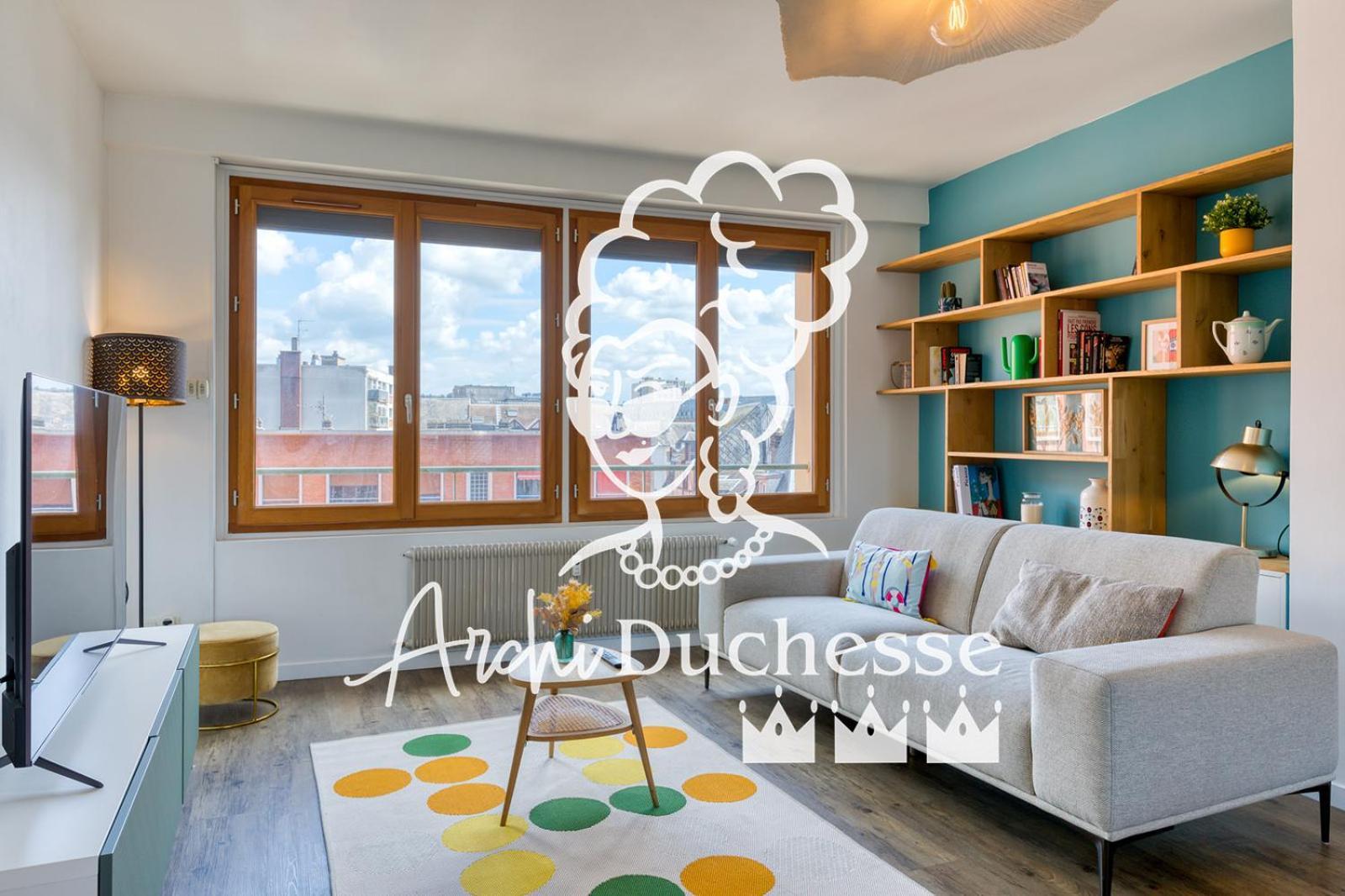 Ferienwohnung Juliette : *Logement Avec Balcon* Rouen Exterior foto