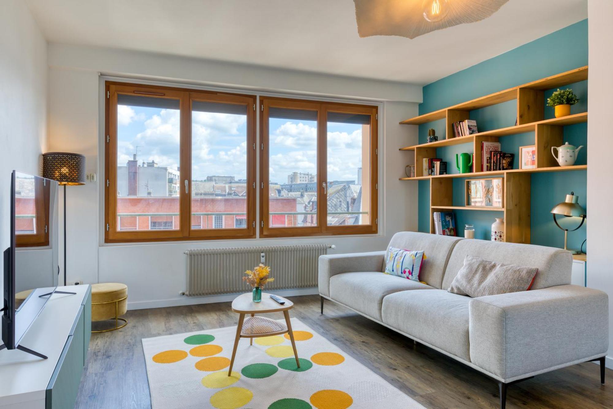 Ferienwohnung Juliette : *Logement Avec Balcon* Rouen Exterior foto