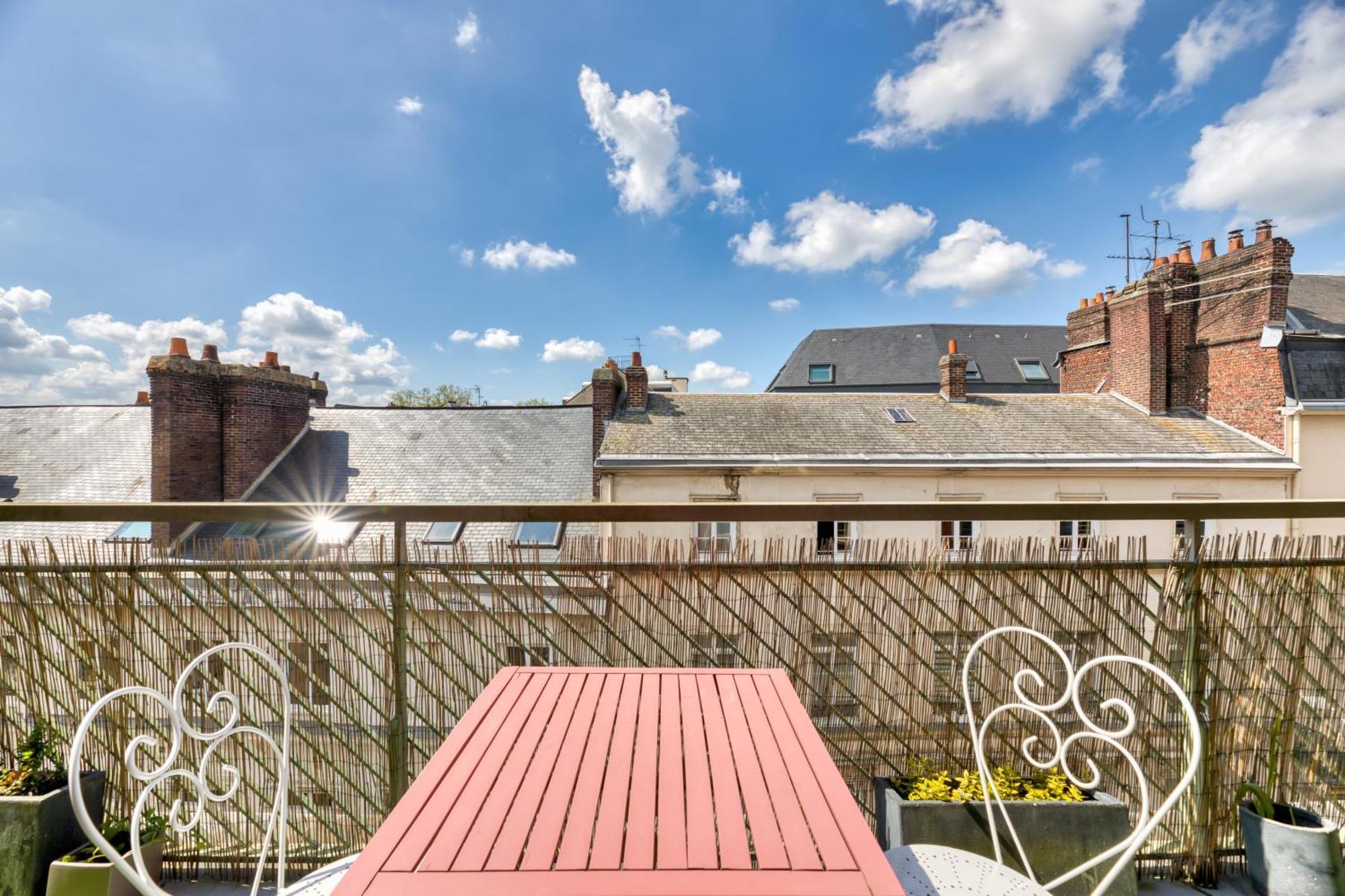 Ferienwohnung Juliette : *Logement Avec Balcon* Rouen Exterior foto
